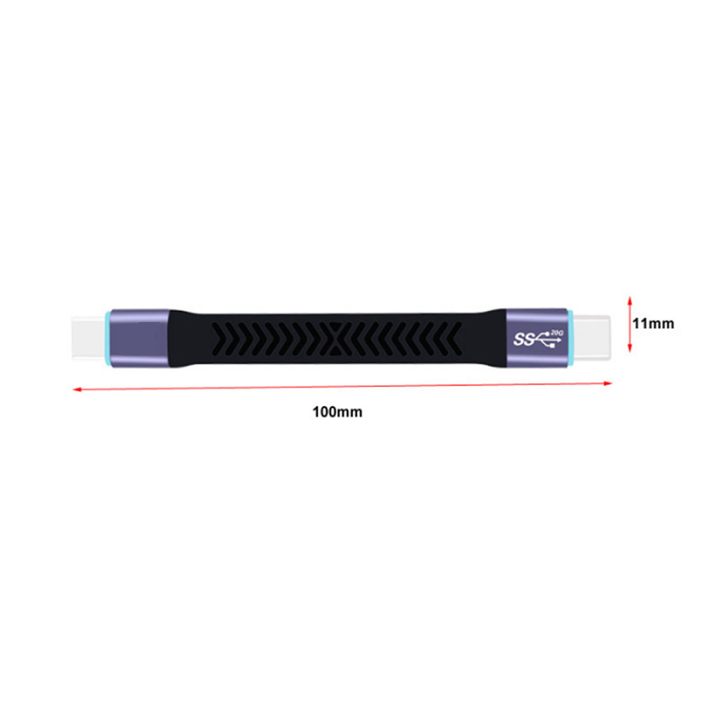 Cáp dữ liệu JMT Type C sang Type C USB3.2 Gen2 Nam sang Nam Cáp nối dài USB C 20Gbps / 40Gbps Dây sạc nhanh tốc độ cao