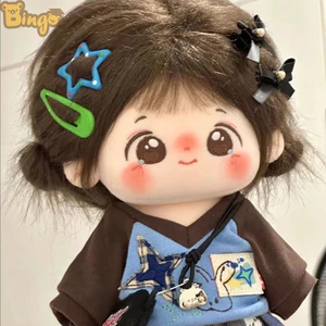 【Bingo】Búp bê cotton 20cm dễ thương, thú nhồi bông, nhiều kiểu dáng [quà tặng ngẫu nhiên 1 váy] búp bê hóa trang, quà sinh nhật（0238）