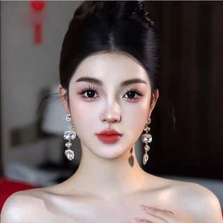 1 đôi bông tai, tiệc cưới, váy cưới, khí chất, phụ kiện tai đa năng