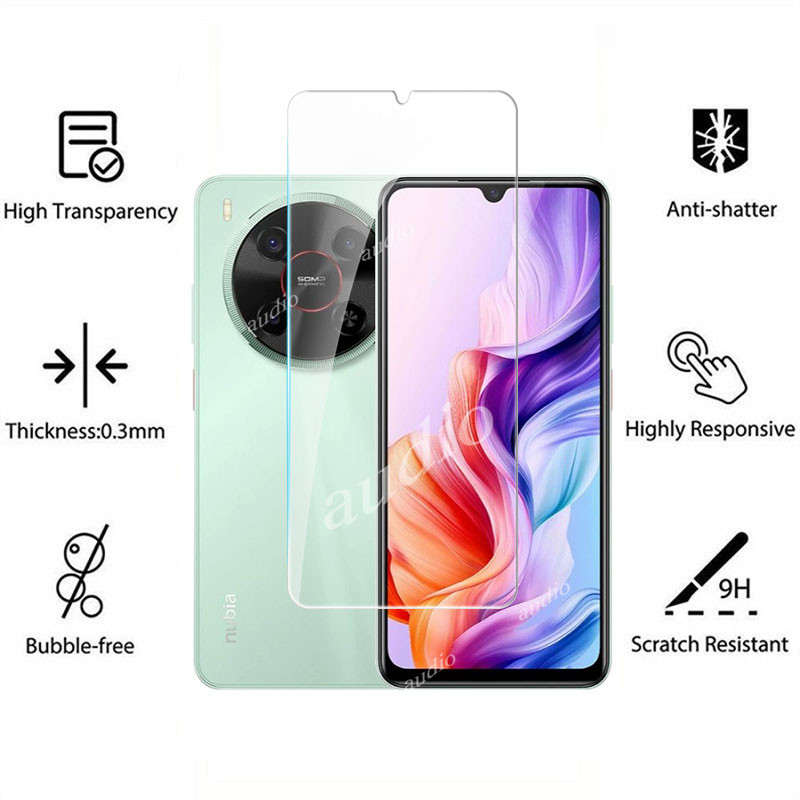 Nubia V80 Max 4G Nubia V70 Max 4G 3 Miếng Kính Cường Lực Bảo Vệ Màn Hình Cho ZTE Blade V70 Max BladeV70 4G 2025 Trong Suốt Trong Suốt Bảo Vệ Mỏng Phim Cho ZTE Nubia V70 Max V70Max 4G Vỏ Điện Thoại Phim