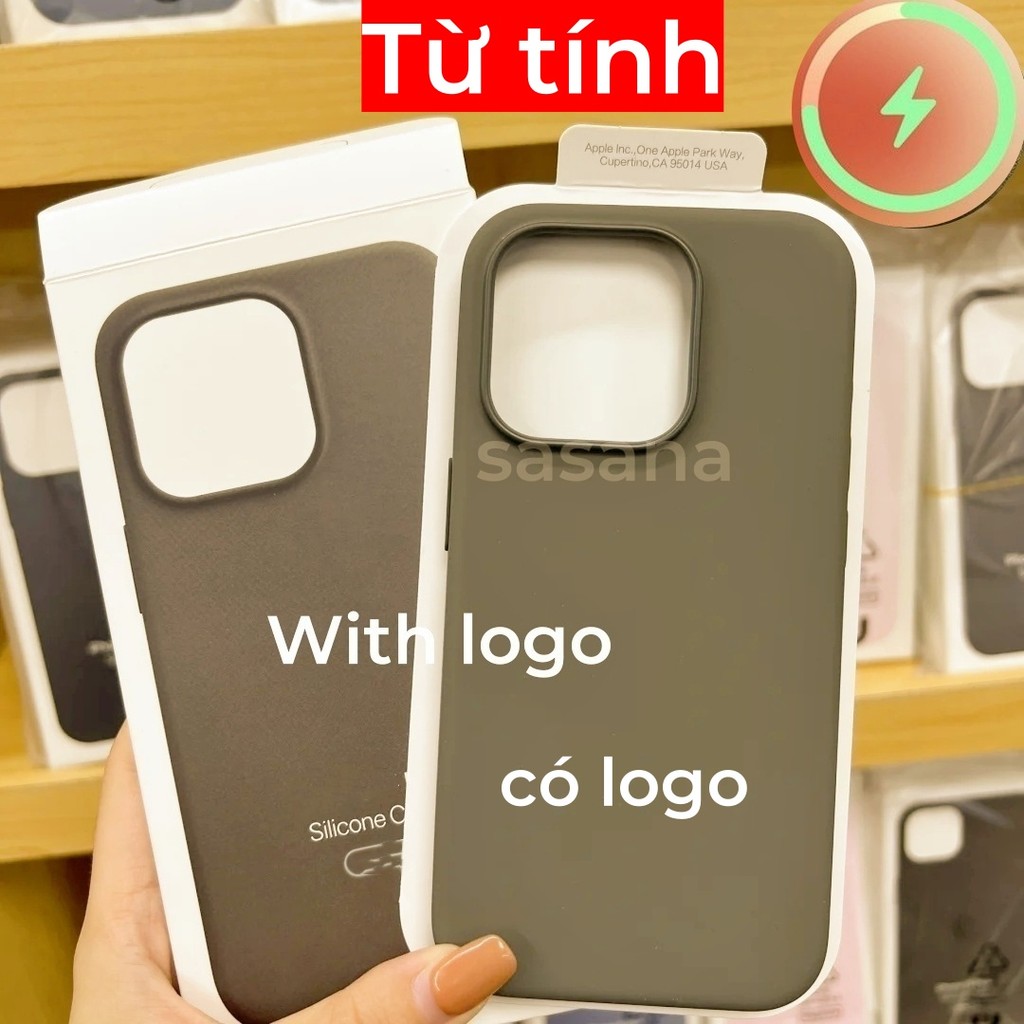 Silicon lỏng từ tính cho iphone 16 / 15 / 14 / 13 / 12 / Pro Max / Plus / mini Vỏ điện thoại chất lượng cao Hoạt hình bật lên