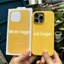 Silicone lỏng từ tính màu xanh da trời cho iphone 16 / 15 / 14 / 13 / 12 / Pro / Pro Max / plus / mini Vỏ điện thoại chất lượng cao Hoạt hình bật lên