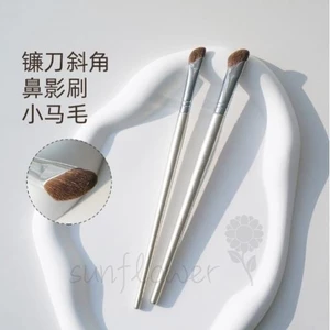 Bàn chải đánh bóng mũi nghiêng Bàn chải trang điểm bóng