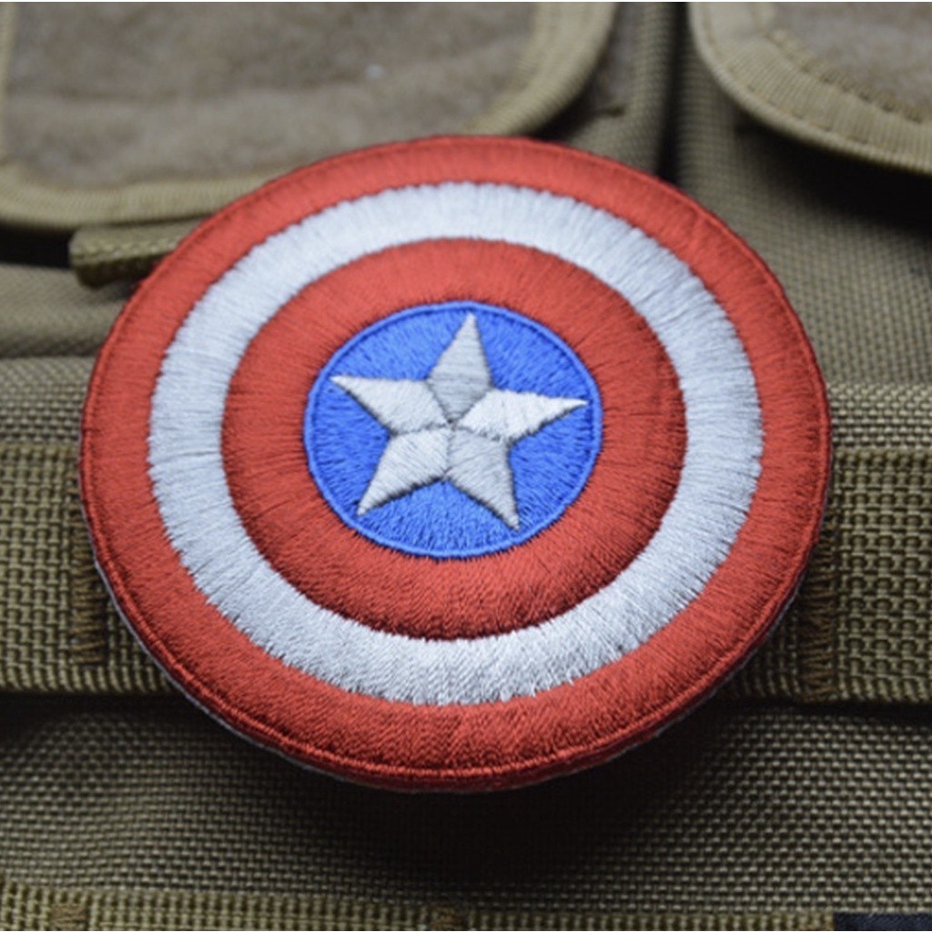 Patch_velcro siêu anh hùng Marvel dán quần áo_ba lô túi xách