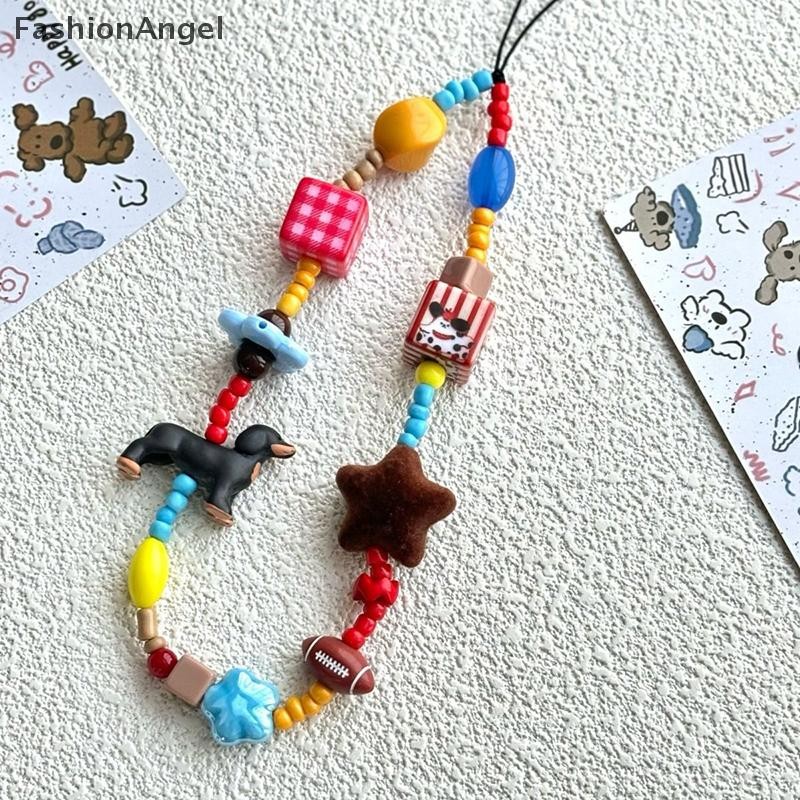 FashionAngel Y2K Dây Cho Dây Xích Điện Thoại Dây Quyến Rũ Dây Đeo Cổ Tay Dễ Thương Đính Hạt Dây Vòng Tay Móc Khóa Cho Bé Gái Người Phụ Nữ VN