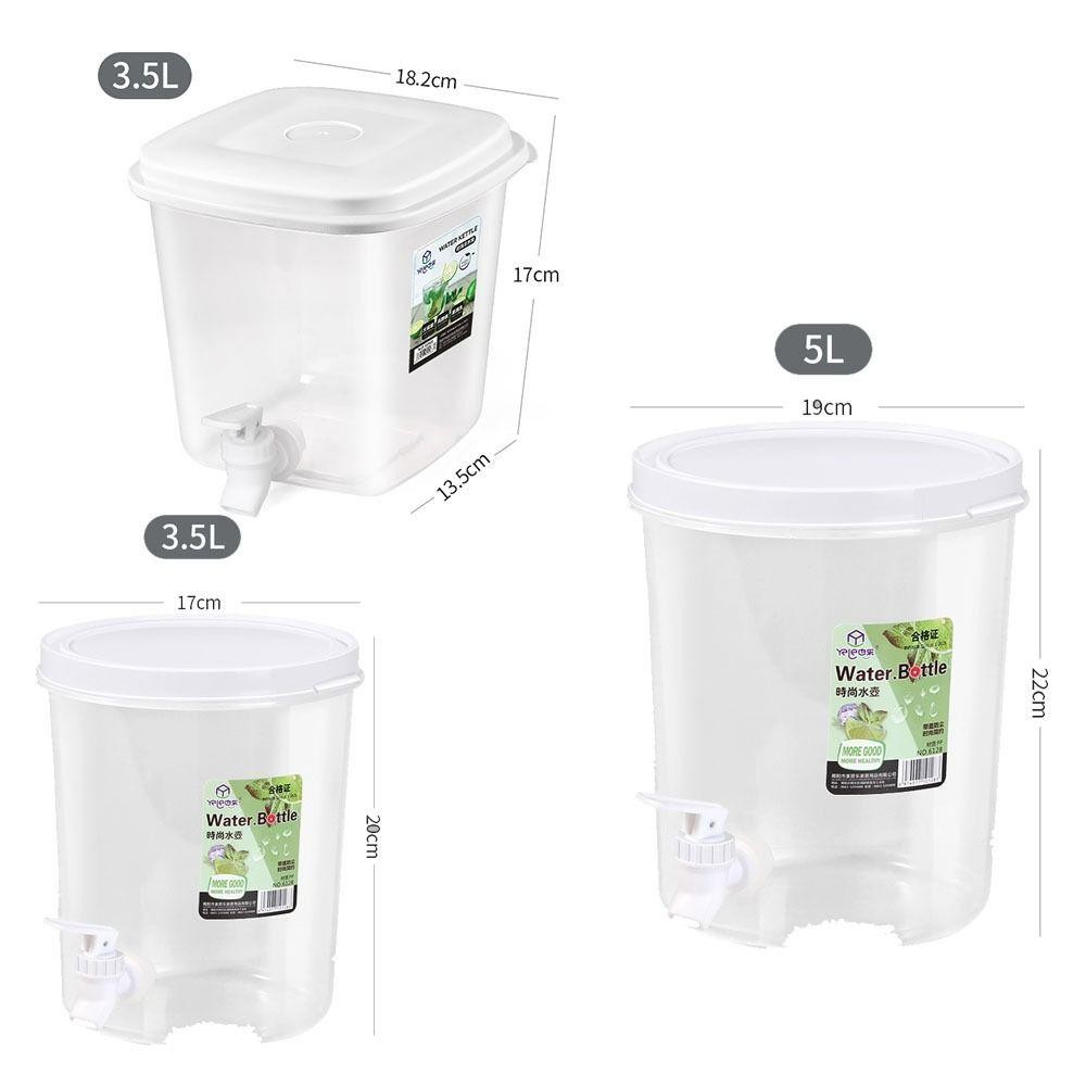 AWNGD Tủ lạnh ấm siêu tốc nước lạnh, vòi chanh, bình đựng nước ép gia đình có nắp, hộp đựng đồ uống