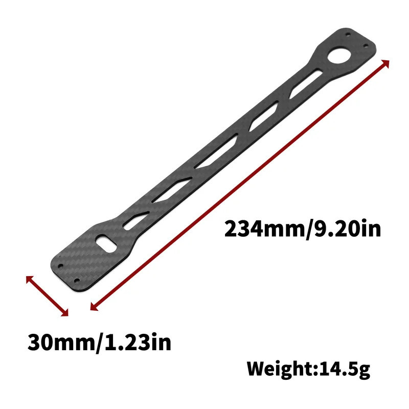 Sợi Carbon Tầng Hai Tấm Pin Cho Tamiya TT02 TT02B TT-02 TT-02B 1 / 10 RC Xe Nâng Cấp Phần Phụ Kiện