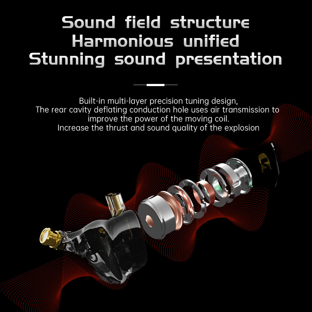 Nd NX2 HIFI Tai Nghe Âm Thanh Nổi Năng Động Âm Bass Nặng Trong Tai Theo Dõi Tai Nghe Thể Thao Khử Tiếng Ồn Tai Nghe Cáp Có Thể Tháo Rời