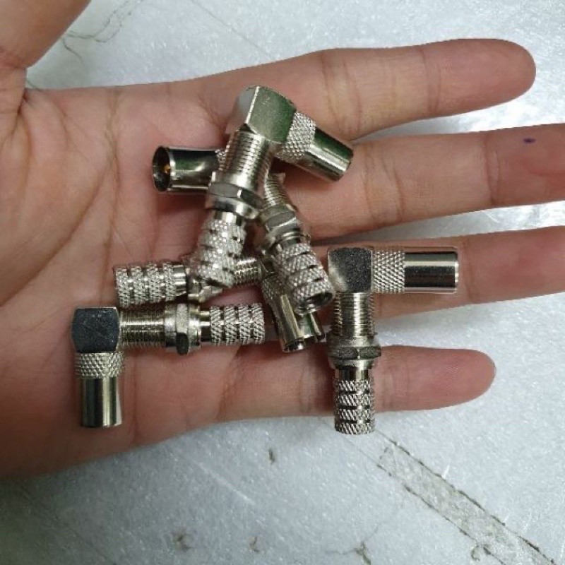 Jack cắm angten loại tốt - Jack F5 sang RF antenna tivi đủ bộ | Shopee ...