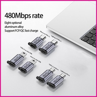 Bộ chuyển đổi USB sang USB C Mini 480Mbps Hỗ trợ Sạc USB C Chuyển đổi sang USB Type C sang Đầu nối cổng T Mini cho fotvn fotvn