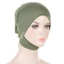 Mũ trùm đầu Hồi giáo MERIGGIARE, Mũ Ấn Độ Nữ Headwrap Modal Mũ Turban Hồi giáo, Quấn Đầu Dây Rút Co Giãn Bên Trong Mũ Hijab