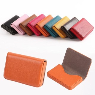 Risedot Hộp đựng danh thiếp, Ví phong cách doanh nhân bằng da PU, Thời trang siêu mỏng chống trộm dung lượng lớn Hộp đựng thẻ tín dụng nam nữ