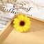 DELMER 6 Cái / bộ Kẹp Tóc Hướng Dương, Mũ Phong Cách Bohemian Mô Phỏng Kẹp Tóc Hoa, Sáng Tạo Barrettes Phụ Kiện Tóc Vải Cô Gái Tóc Cưới