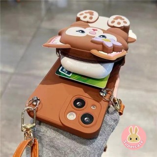 Vỏ LinaBell Cho Samsung Galaxy A05 A05s A15 A25 A35 A55 F15 M15 M55 M35 M34 M54 5G 4G Cat Paw Ví Điện Thoại Có Dây Buộc Dài Cô Gái Dễ Thương CardHolder Bìa Mềm