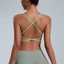 Áo Ngực Thể Thao Dây Chéo Lưng Màu Nude Thoáng Khí Tập Yoga Làm Đẹp