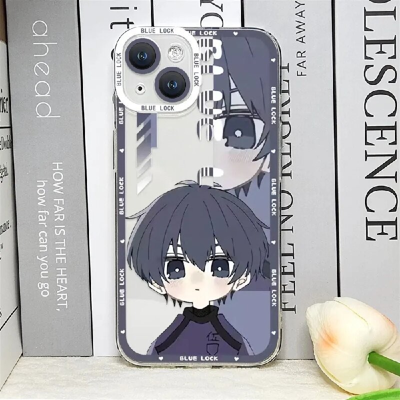 Ốp Điện Thoại Di Động Cho Iphone 16 Pro Max 11 12 13 14 15 Pro Max 6 6S 7 8 Plus X XS XR SE 2 3 Ốp Lưng Anime Blue Lock Isagi Yoichi Nagi Seishiro Bachira Meguru Dễ Thương