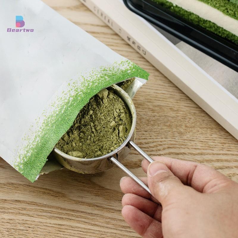 < Beartwo > Máy lắc bột lưới mịn bằng thép không gỉ Máy lắc bột cho sô cô la Matcha Dụng cụ làm bánh đẹp