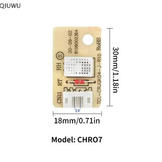 Qiuwu 1 CÁI Bảng cảm biến độ ẩm Máy hút ẩm MỚI Đầu dò nhiệt độ và độ ẩm cho máy tạo độ ẩm.