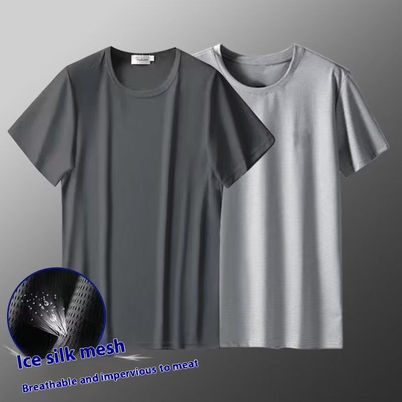 VG Áo nam , áo chui đầu cổ tròn nam, áo thun ngắn tay khô nhanh, thiết kế thoáng khí, đơn giản và thoải mái, thấm mồ hôi, khô nhanh