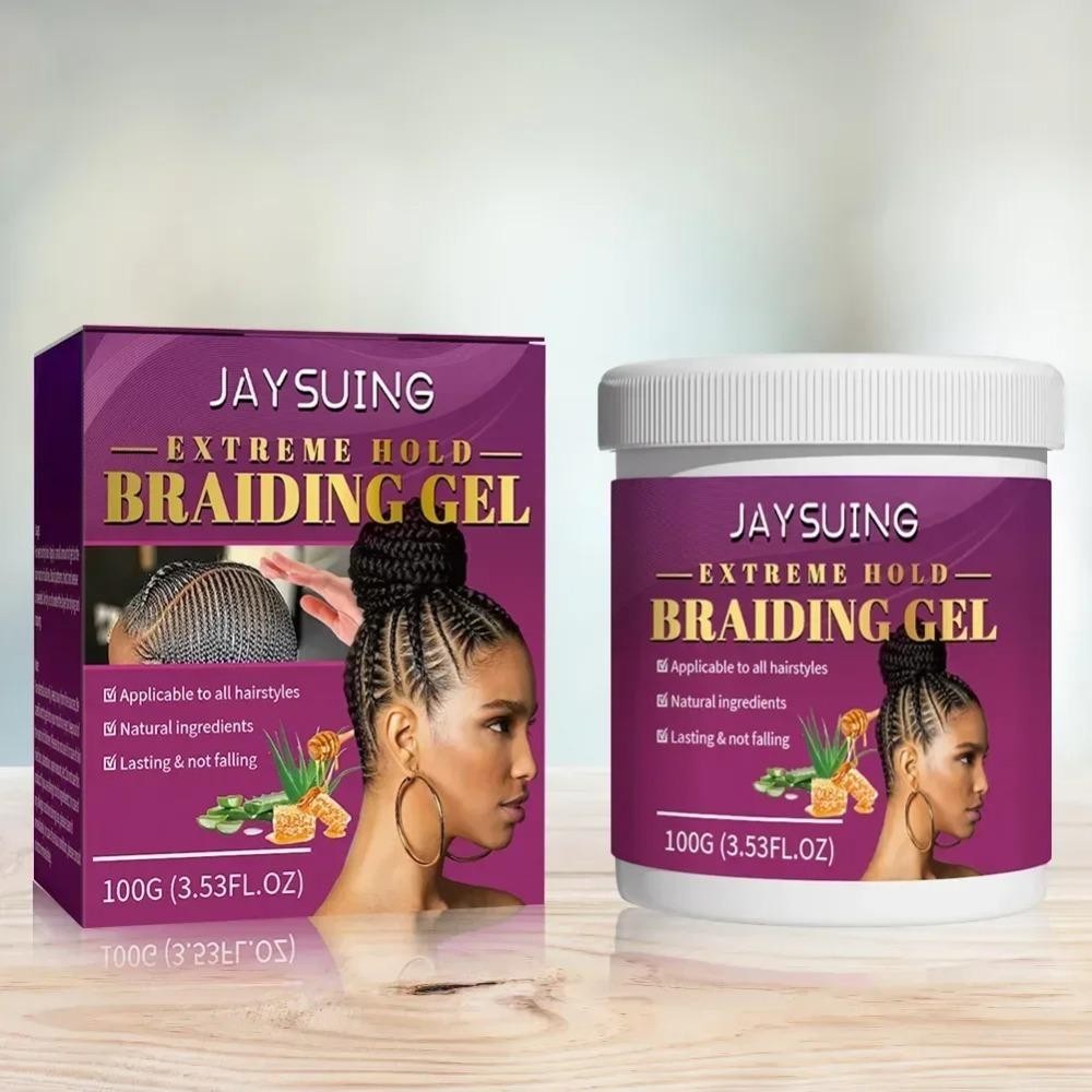 Ebinlands Gel Tạo Kiểu Tóc Thành Phần Tự Nhiên Sáp Tạo Kiểu Mịn Lâu Dài Edge Kiểm Soát Gel Tạo Tóc Dài