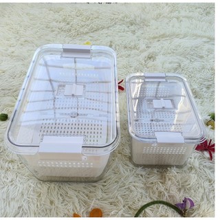 Combo 2 Hộp kèm rổ NEMI đựng thực phẩm ️🏠 Siêu Thị Hoa