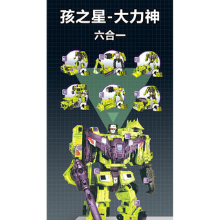 Hasbro H903 Đồ chơi biến hình không sợ hãi sáu trong một King Kong H902 Phiên bản giảm IDW Hercules Boy