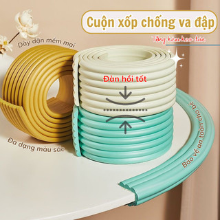 Miếng Xốp Bọc Cạnh Bàn Ghế MYD.23 Loại L-W, Chống Va Đập, Kèm Băng Dính
