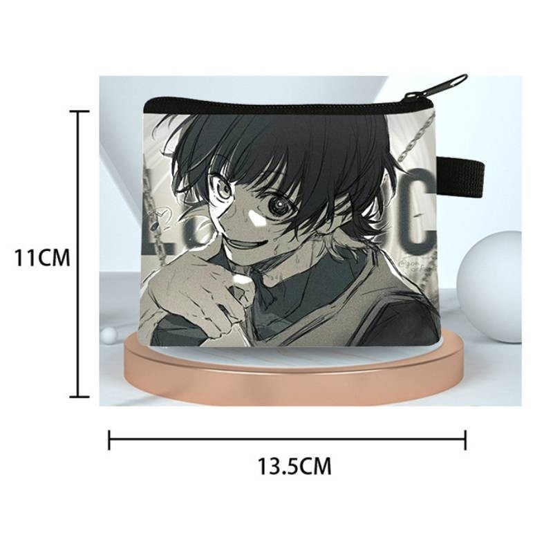 Siy7 BLUE LOCK Hoạt Hình Anime Sinh Viên Ví Đựng Tiền Xu In Hình Trẻ Em Thời Trang Túi Đựng Thẻ Di Động Nam Túi Bảo Quản