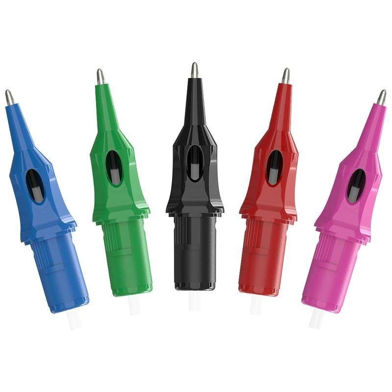 20 Chiếc Hình Xăm Bút Bi Hộp Mực Xăm Kim Miễn Phí Cho Người Mới Bắt Đầu Thiết Kế Chấm Vẽ Thực Hành Hình Xăm Đổ Lại Dễ Dàng Dán Giao Hàng Nhanh