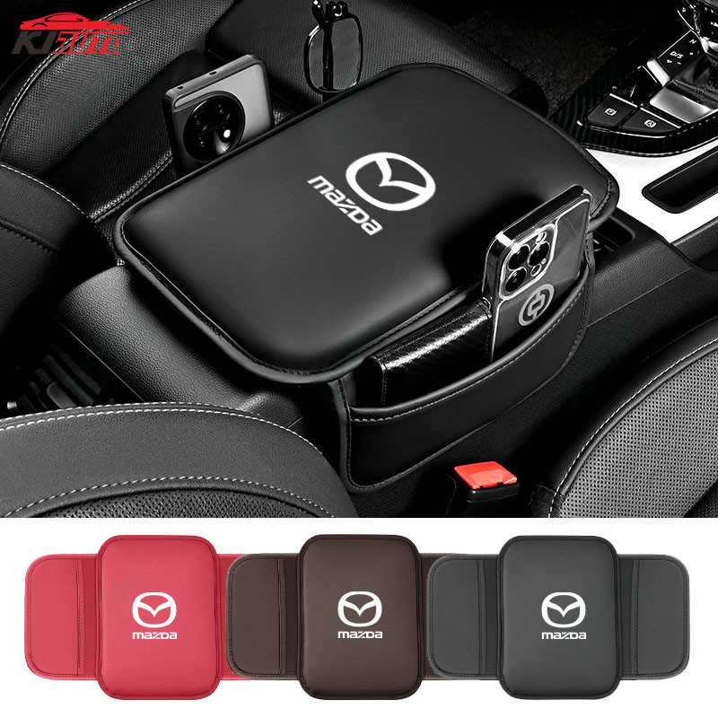 Mazda Da Tay Hộp Bảo Vệ Miếng Lót Bộ Nhớ Cotton Tăng Áp Miếng Lót Tay Trung Tâm Vỏ Bảo Vệ Trang Trí Xe Hơi Phụ Kiện Cho Cx 5 3 2 Cx 8 Cx 3 Cx 30 6 Bt 50 Mx 5 5 Rx8