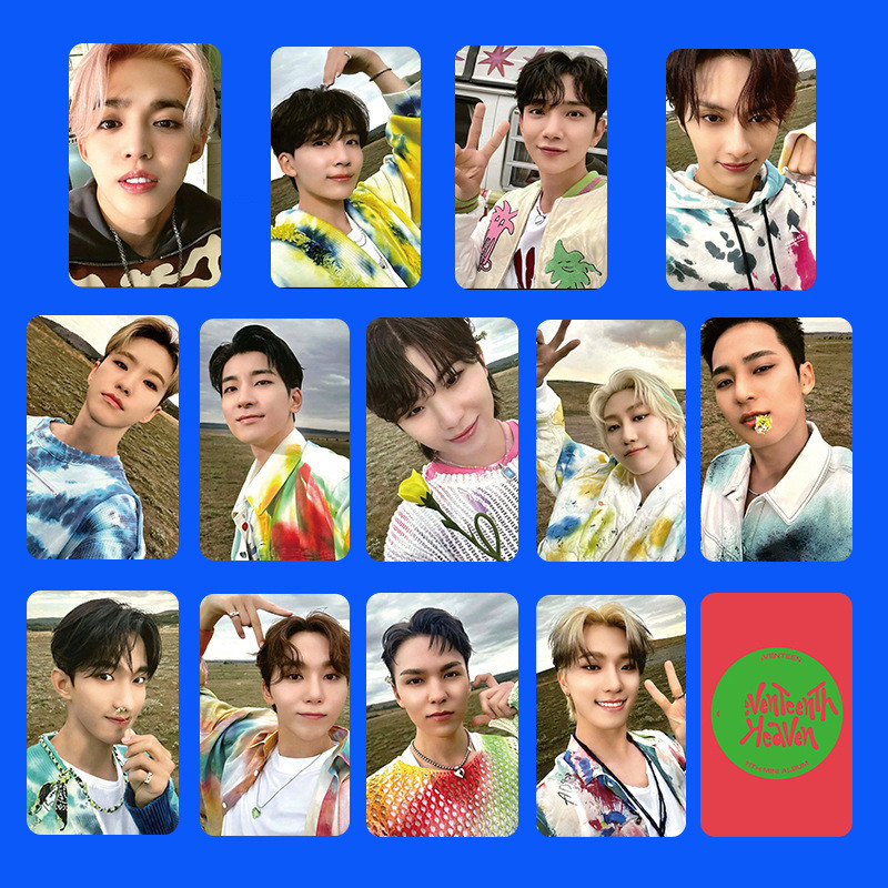 5-13 Cái / bộ SEVENTEEN Lomo Cards Album Mini thứ 11 HEAVEN YZY4.0 Photocards Kit S.Coups JOSHUA JEONGHAN Vernon HOSHI WONWOO WOZI DK MINGYU Dino Bưu Thiếp YM