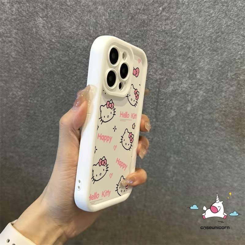 Dành Cho Vivo Y16 Y17S Y35 Y27 Y22 Y15 V25 Y11 Y17 Y36 Y12i Y91 Y33 Y15s Y02 Y21s Y15A Y22s Y91C Y12 V25E Y20i V29 Y51 Y20 Y31 Y30 Y20s Y50 Star Bow Happy Cute Hello Kitty Phim Hoạt Hình