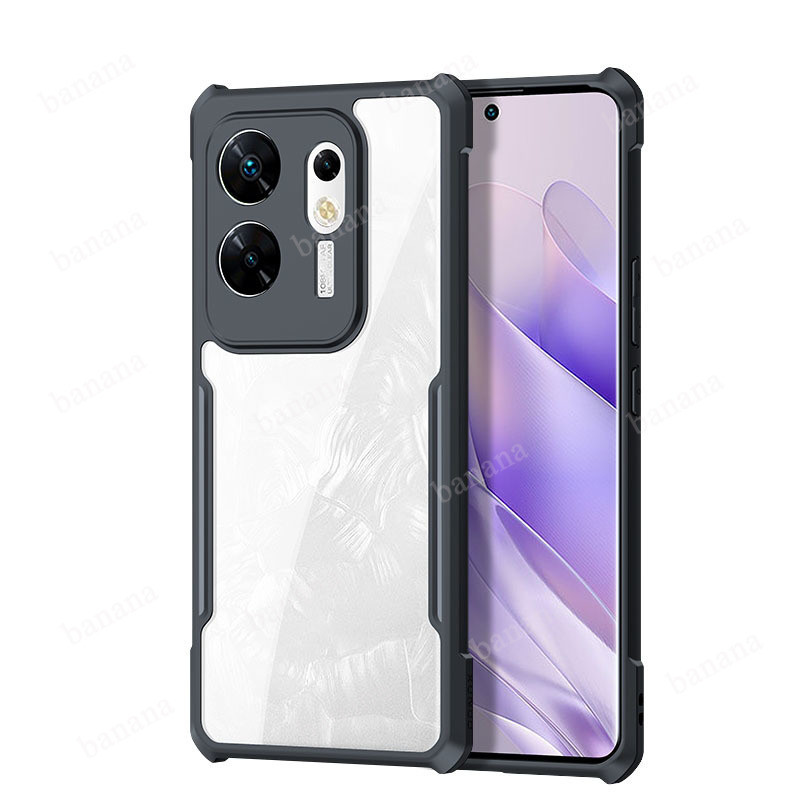 Ốp điện thoại di động chống rơi 3in1 Infinix Zero 30 4G cho Infinix Zero30 4G 5G Phim kính cường lực + Phim ống kính