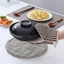 Găng tay cách nhiệt BORAGETE, Găng tay lò nướng Mini mềm dày, Kẹp tay lò nướng chịu nhiệt độ cao sọc chống trượt