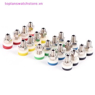 Toplanswatchstore 10 Chiếc 2 Mm Đồng Chuối Ổ Cắm Jack Cho Cáp Âm Thanh Cắm Kết Nối VN