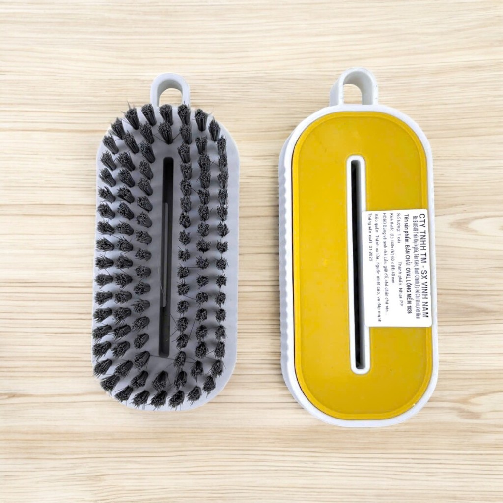 Bàn Chải Oval Lông Mềm Vinh Nam Plastic Thiết Kế Nhỏ Gọn Tiện Lợi Lông Mềm Giúp Cọ Rửa Mã 1028
