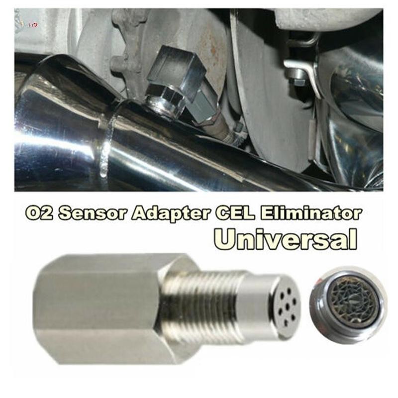 TMOY M18 * 1.5 O2 Miếng đệm cảm biến oxy CEL Eliminator, Kiểm tra đèn động cơ, Trình mô phỏng chất xúc tác, Bộ chuyển đổi bằng thép không gỉ 304 TCS
