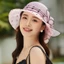 Mũ Xô In Hình EBINLANDS, Mũ Chống Nắng Vành Rộng Chống Tia UV, Kem Chống Nắng Thời Trang Trang Trang Trí Hoa Chấm Mũ Che Nắng Thoáng Khí Nữ