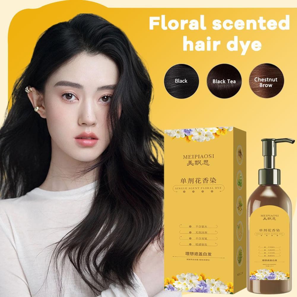 Meipiaosi Thuốc nhuộm tóc hoa đơn Công thức thực vật Kích ứng, Thuốc nhuộm nhẹ nhàng 300ml T9k5
