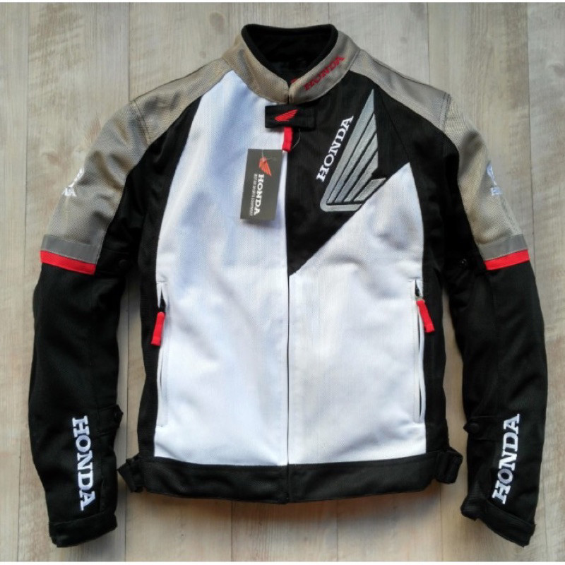 Áo khoác bảo hộ Honda Racing (kèm bộ gù giáp 5 món + áo mưa) _racing