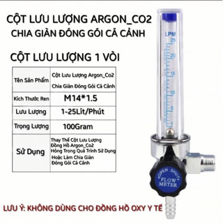 Cụm Cột Đo Lưu Lượng Khí Argon, CO2 – Đồng Hồ Đo Khí Hàn Chính Xác
