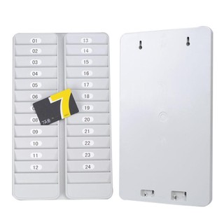 Thẻ nhân viên HIGHVIEWLS, Loại thẻ nhựa 24 túi, Khe cắm hàng tồn kho Giá đỡ thẻ nhiều lớp treo tường Văn phòng
