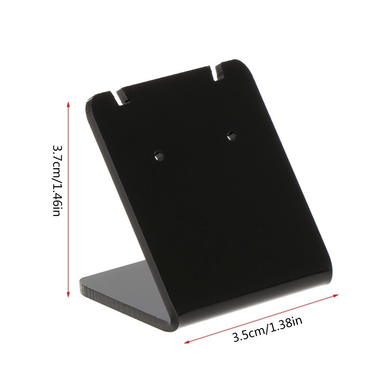 Wellb 10 Chiếc Acrylic Mini Hình Chữ L Bông Tai Đứng Trang Sức Người Tổ Chức Trang Sức Đứng