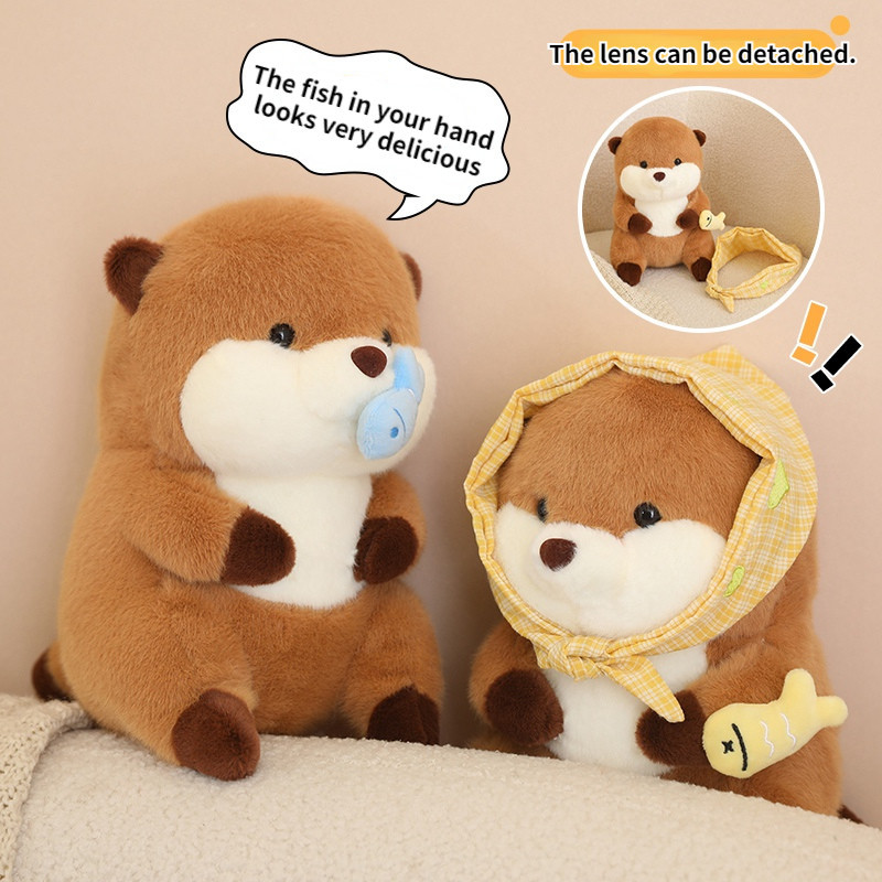 Rytanda Dễ Thương Capybara Sang Trọng Búp Bê Ăn Cá Nước Porpoise Chuột Sang Trọng Đồ Chơi Nhồi Bông Mềm Cho Bé Mới 30cm Capybara Búp Bê Trẻ Em Quà Tặng Phục Sinh Quà Tặng