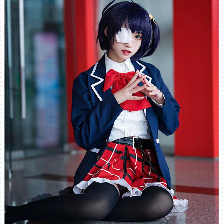 rikka takanashi cosplay JK uniform takanashi rikka cosplay | Shopee ...