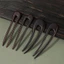 Nĩa Tóc DELMER, Gậy Tóc Bằng Gỗ Phong Cách Retro, Mũ Đội Đầu Handmade Hình Chữ U Vintage Đuôi Ngựa Tóc Bun Maker Nữ