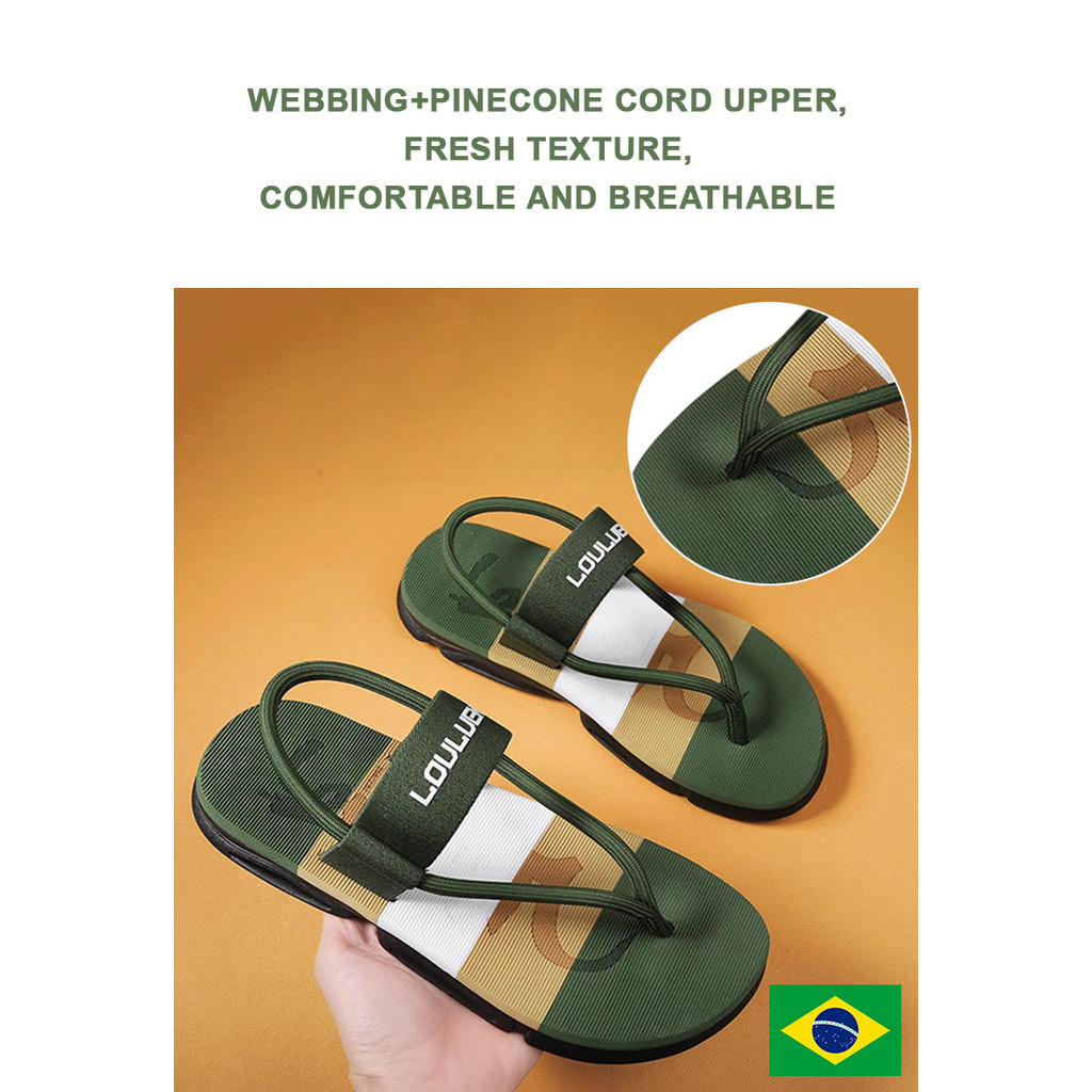 Dép xỏ ngón đi biển thời trang Dép Sandal ngoài trời Dép Sandal Dép Dép thông thường Dép ngoài trời nam