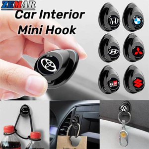 Móc dán đa năng mini gắn nội thất ô tô, trước/sau, dùng cho Wigo, Vios, Rush, Innova, Hilux, Raize, Avanza, Fortuner, Ranger, Raptor