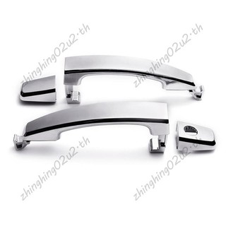 2X Phía Trước Bên Trái Có Lỗ Khóa Phía Trước Bên Phải / Phía Sau Chrome ABS Cửa Tay Cầm Ngoài Dành Cho Xe Chevrolet Captiva Sport / Aveo / Saturn