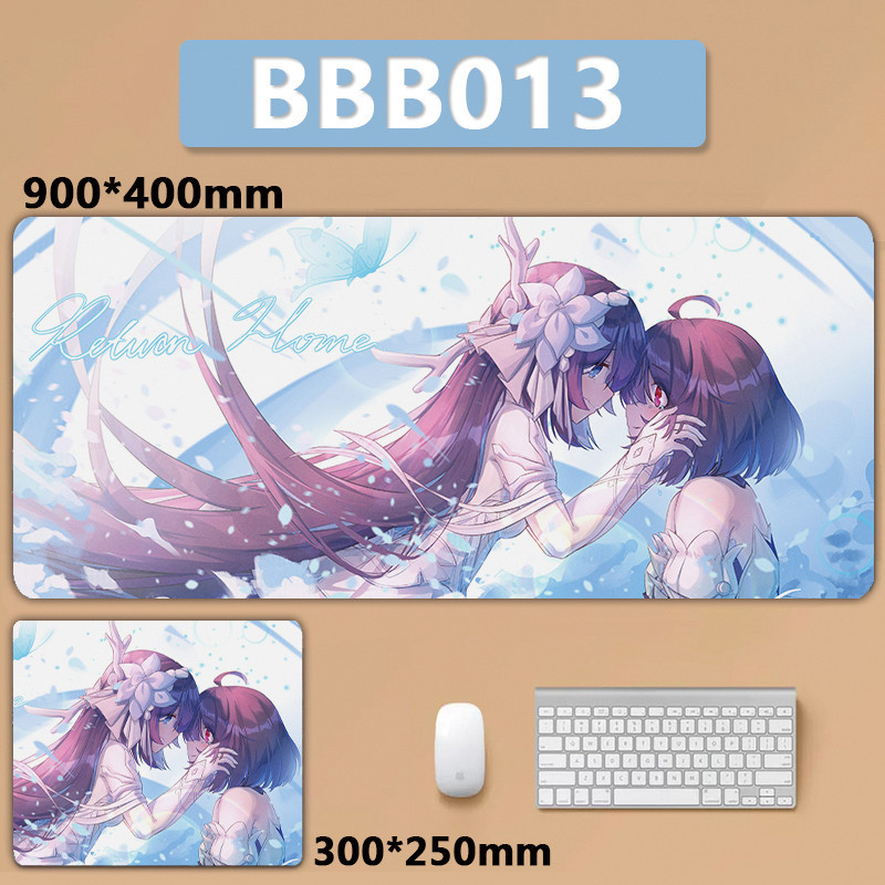90x40cm Honkai Star Rail Honkai Impact 3rd Seeleei XXL Lớn Mousepad Bàn Phím Miếng Lót Chuột Miếng Lót